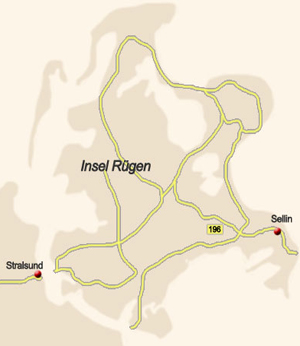 Lageplan Insel Usedom